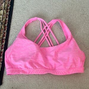 Pink Women's Sports Bralette NWOT XL